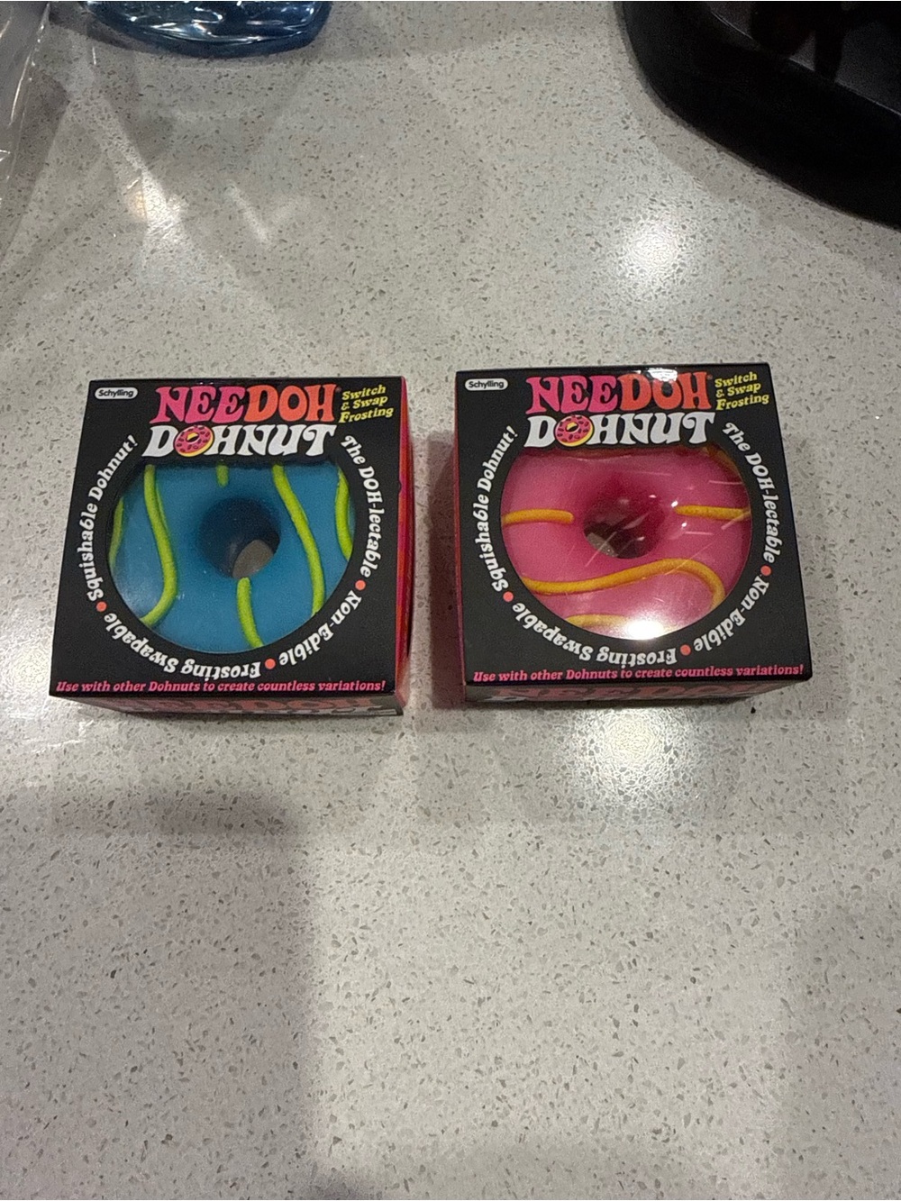 Needoh Dohnuts - Set of 2: Blue & Pink